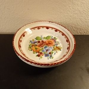 EXQUISITE VTG Hand painted Gmundner Keramik 8" Ceramic Bowl Made In Austria.